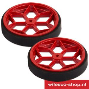 01300 Wielen 75 mm, set van 2