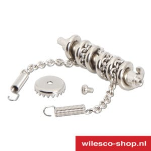01303 Worm-as met stuurketting en tandkrans (afb. 1)