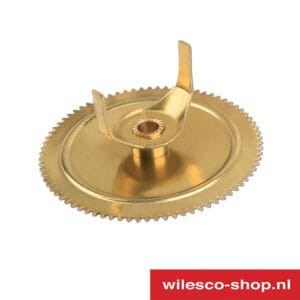 01465 Tandwiel met aandrijfgedeelte messing (afb. 1)