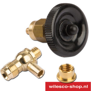 01601 Stoomafsluiter - aftapkraan compleet messing (afb. 1)