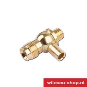 01952 Kraanlichaam T-uitvoering messing (afb. 1)