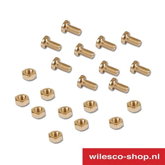 Voorstellen auteur Fobie WILESCO-SHOP.NL | 01543 Schroefjes en moertjes M2 messing