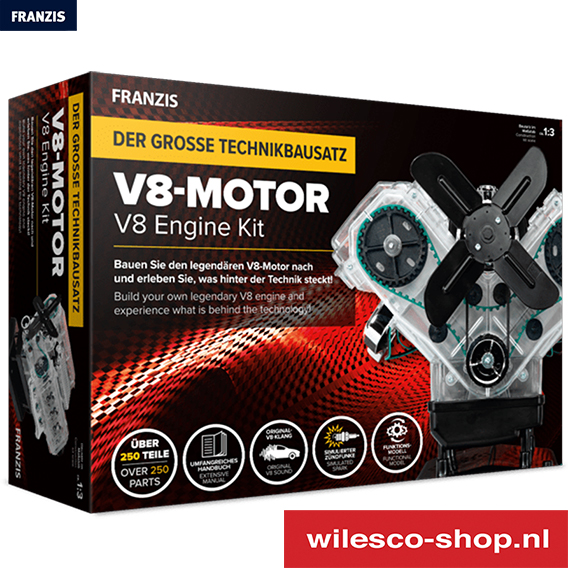 V8-Motor groot technisch bouwpakket (1)